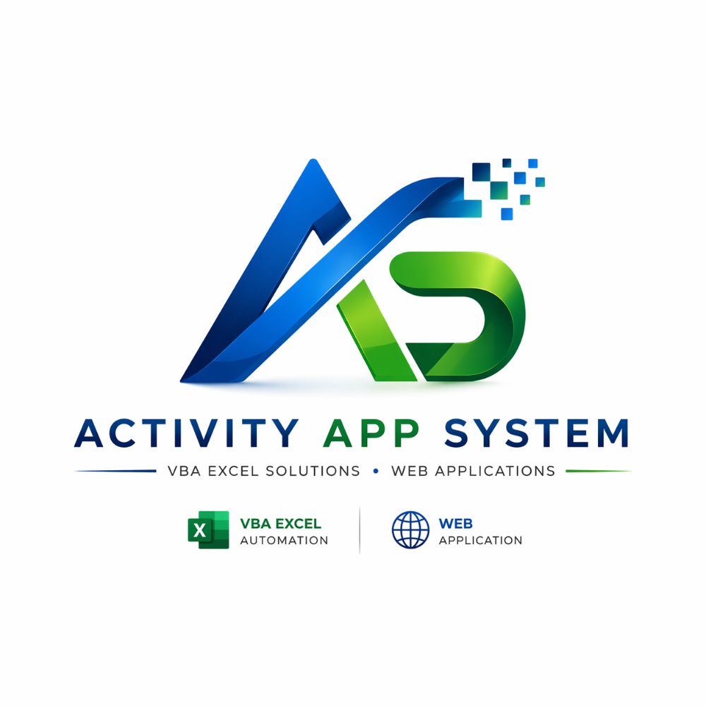 ACTIVITY APP SYSTEM | VBA Excel & Web Solutions